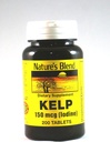 Nature's Blend Kelp 150mcg (Iodine), 200 tab, (Pack of 2)