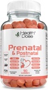 Health Dose Prenatal/Postnatal Complex Supplement. Vitamin B6, B12, C, Zinc. 90Ct