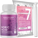 Boric Acid Vaginal Suppositories for Women with Suppository Applicators - Boric Acid Pills Support Vaginal Odor Control - 30 Suppositories 7 Applicators