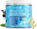 Grass Fed Colostrum Supplement 2000mg, 120 Gummies Sugar Free 40% IgG Bovine Colostrum Gummies + Probiotic, Multivitamin Etc for Immune Support, Gut Support, Hair & Skin