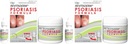 Dr. Blaine’s REVITADERM Psoriasis Formula - Topical Cream with Coal Tar, Tea Tree Oil and Lavender Oil for Itching, Flaking, Dry, Cracked Skin Relief - 4 fl. oz. - Includes Travel Size Bottle (2-Pack)