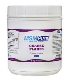 KALA HEALTH MSMPure Coarse MSM Powder Flakes – US-Made MSM for Joint Health, Skin Appearance, and Hair & Nail Support – 2.2 lb, Organic Sulfur