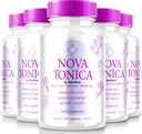 (5 Pack) NovaTonica Capsules, Nova Tonica to Support Naturally Healthy and Glowing Skin, Extra Strong Supplement to Support Hydration, Skin-Enhancing Vitamin Pills, Nova Tonic Reviews (300 Capsules)