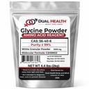 Glycine Powder (2000g / 2kg / 4.4 lbs) Pure Free Form Glycine Bulk Supplements, Sleep Amino Acid, Non-GMO, Gluten Free