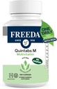 FREEDA Multivitamin One Daily – Quintabs-M with Iron – Kosher Multi Vitamins Supplements for Women Health - Multivitamins for Women & Iron-Deficient Men Adult Vitamins Multivitamin (250)