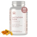 Holistic Lactation® Lactation Flow Formula (60 Servings), Supplement to Support Breastmilk Flow & Milk Supply, Contains Breastfeeding Probiotic and Choline, Lecithin-Free