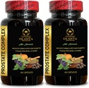 Prostate Complex All Natural - Vitamins for Prostate Healthy for Men with Pygeum africanum Extract, Grape Seed Extract, Boron for Prostate - 2 Bottles 120 Capsules