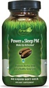 Irwin Naturals Power to Sleep PM - 60 Liquid Soft-Gels - with Melatonin, GABA, Ashwagandha, Valerian Root & L-Theanine - 30 Servings