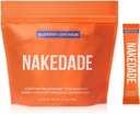 Nakedade Blueberry Lemonade – Performance Enhancing Sports Drink Powder - Electrolyte Powder – No GMOs or Artificial Sweeteners, Gluten-Free, Soy-Free, Dairy-Free – 16 Sticks