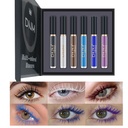 Colored Mascara Colorful Waterproof Blue Mascara for Eyelashes Set,White Black Brown Purple Long lasting Charming Voluminous Cruelty Free Vegan Eye Makeup (6 Colors)