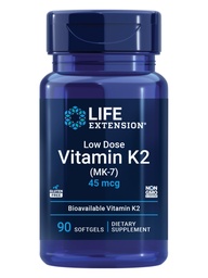 Life Extension Low-dose Vitamin K2 Softgels 90-Count