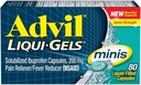 Advil Liqui-Gels Minis, 80 Capsules Per Bottle (5 Bottles)