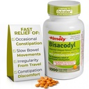 TIME-CAP LABS, INC. Timely Laxative Bisacodyl 5mg Tablets - Stimulant Laxatives for Constipation Fast Acting & Gentle - Overnight Constipation Relief for Adults -1000 Tablets