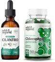 Wild & Organic Cilantro Tincture 2 fl oz & Chlorophyll Gummies