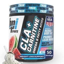 BPI Sports CLA+Carnitine – CLA L Carnitine & Linoleic Acid – L Carnitine Supplement for Weight Loss, Metabolism & Lean Muscle – Caffeine Free – Watermelon – 50 Servings – 12.34 oz