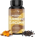 Liposomal Turmeric Curcumin Supplement 60 Softgels for Adults