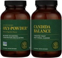 Global Healing Center - Oxy- Powder & Candida Cleanse Kit - Colon Cleanser and Detoxification for Natural Candida Cleanse