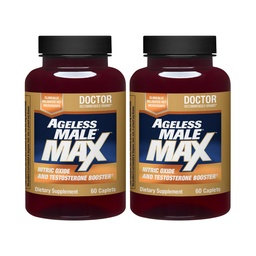 Ageless Male Max Total Testosterone Booster Supplement for Men, 120 Caplets