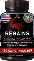 HGH Supplements for Men & Women (150 Pills) Regains Natural Anabolic Muscle Growth Building & Human Growth Hormone for Men, Muscle Builder for Men, Muscle Recovery Post Workout Supplement