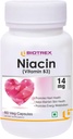 Generic Rise Niacin 14mg Vitamin B3 with Inositol 50mg Supplement - 60 Veg Capsules, Nautral
