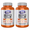 Arginine & Citrulline 500/250mg - 120 Capsules (2 Pack)