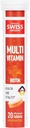 Effervescent Multivitamins + Biotin for Wellness and Vitality Dietary Supplement with Vitamins C, E, B1, B2 B6, B12, A, and D3, 3-Pack, 60 Tablets