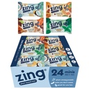 Zing Kids Protein Bars Variety Pack, Gluten Free 100 Calorie Mini Bars with High Protein, Vegan Nutrition Bars, Dairy Free Plant Based Protein - 24 count