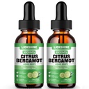 lickshine 2 Pack 3000mg Citrus Bergamot Liquid Drops - High Absorption - Cholesterol Lowering Supplement for Immune Support Anti-Aging, Hight Cholesterol - Soursop Bitters Liquid, 4 Fl Oz