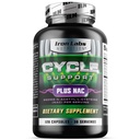 Iron Labs Nutrition: Cycle Support Plus NAC (N-Acetyl-L-Cysteine) - On Cycle Support Supplements for Men - N Acetyl L Cysteine and Milk Thistle (120 Capsules)