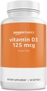   Basics - Vitamin D3, 125 mcg, 60 Softgels (1 per serving), Gluten Free