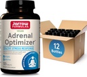 Jarrow Formulas Adrenal Optimizer with Ashwagandha, Chamomile and Schizandra Extract, Supports Reduction of Occasional Stress, 120 Vegan Tablets, 60 Day Supply(Pack OF12)