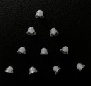 Jungle Care® (6mm Small * 10pc) Double Layer Magic Hearing Aid Domes Comfortable PSAP (Personal Sound Amplifiers Product) Kit Ear Tips Invisible, Perfect for Open Air (Open fit), except for RIC