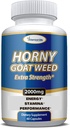 Extra Strength Horny Goat Weed Extract - Energy, Performance, & Stamina Booster- with Maca, L-Arginine, Tongkat Ali for Men & Women - 60 Capsules